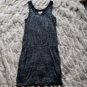 NWOT Lou & Grey Heather Grey Banded Dress